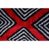 Red Silk Ikat Velvet Pillow, Extra Long Ikat Cushion | Sham in Linens & Bedding by Vintage Pillows Store. Item composed of cotton & fiber