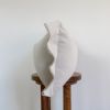 Cream Linen with Relaxed Flange Lumbar Pillow 16x24 | Pillows by Vantage Design