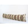 Vintage Geometrical Turkish Lumbar Pillow, Queen Boho Woven | Cushion in Pillows by Vintage Pillows Store