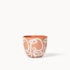 Terracotta Cara Planters | Vases & Vessels by Franca NYC. Item made of ceramic compatible with boho and minimalism style