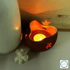 Stara Handmade Terracotta Tealight Holder (Pack of 2) | Candle Holder in Decorative Objects by Lit Lamps - Sustainable Mindful Lighting