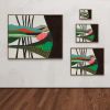 Bold Colorful Modern Abstract Landscape Fine Art Print | Prints by Art by Amanda Webster. Item composed of paper