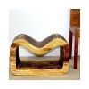 Haussmann® Wood B Bench 24 in x 13.5 x 15 inch High Oak Oil | Benches & Ottomans by Haussmann®