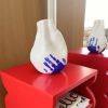 Alexis Porcelain Hand-crafted Vase | Vases & Vessels by Vivee Home