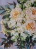 Bridal flowers portraits painting canvas original art | Oil And Acrylic Painting in Paintings by Natart. Item composed of canvas and synthetic