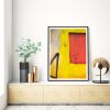 Colorful abstract wall art, "Sidewalk Abstract" photograph | Photography by PappasBland. Item made of paper works with contemporary & modern style