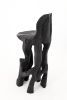 Makha, Solid Wood Sculptural Bar Chair, Original Contemporary Design, Logniture | Bar Stool in Chairs by Logniture