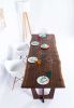 The Prima :: Claro Walnut Dining Table | Tables by MODERNCRE8VE. Item made of walnut with brass