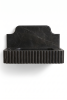 Floating Nero Marquina Black Marble Sink with Backsplash | Custom Wall Mounted Vanity | Water Fixtures by Vero Marble