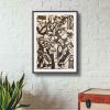 Fragments of Memory - Framed Original Collage - Abstract Ink Splash | Paintings by Eman's Gallery