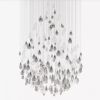 Alan Mizrahi DV3942 Droplets Sculpture | Pendants by Alan Mizrahi Lighting Design