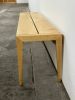 Handmade Modern Wood Bench, Sustainable Hardwood Chair, USA made | Benches & Ottomans by Marco Bogazzi