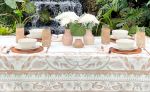 Camel Tablecloth | Linens & Bedding by OSLÉ HOME DECOR. Item composed of fabric