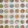 One Hundred Italy Map Dots Collage | Paintings by Amelia Coward