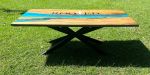 Custom sinker cypress river table | Conference Table in Tables by Pelican State Woodworks