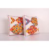 Bohemian Fish Figured Cotton Pillowcase, Set of Two Ethnic A | Cushion in Pillows by Vintage Pillows Store