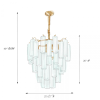 Alan Mizrahi QZ2136 Cassian Waterfall | Chandeliers by Alan Mizrahi Lighting Design