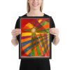 Framed Print - Solar Burst - Geometric Abstract Art | Work by Eman's Gallery