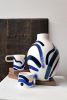 The Buste vase Onde d'azur 7 | Vases & Vessels by Laura Dujoncquoy