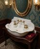 Classic style Carrara Marble Sink with Backsplash | Water Fixtures by AYMARBLEDESIGN LLC