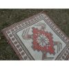 1970s Square Vintage Flat Weave Turkish Rug - 3'10'' x 4' | Area Rug in Rugs by Vintage Pillows Store. Item composed of cotton and fiber