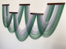 86x48 inches Large Macrame Dip Dye Tapestry Wall Hanging - Boho Chic Home Decor, Handcrafted Statement Piece | Macrame Wall Hanging in Wall Hangings by RavaTapestryArt