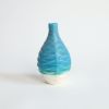 Hexagon in Mediterranean Sea | Vase in Vases & Vessels by by Alejandra Design. Item composed of ceramic
