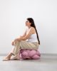 (M) Mauve Knot Ottoman | Benches & Ottomans by Knots Studio
