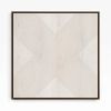Geo X in Whitewash by DSCVR Art Framed Canvas Wall Art | Prints in Paintings by ArtCollectiv