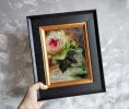 Rose painting oil original art canvas 8x6, Unique floral | Oil And Acrylic Painting in Paintings by Natart. Item composed of canvas and synthetic in contemporary style