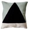 Mia Handwoven Wool Decorative Throw Pillow Cover | Cushion in Pillows by Mumo Toronto. Item composed of fabric