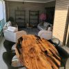Oval Dining Table | Custom Epoxy Resin Table | Tables by Ironscustomwood. Item made of wood with metal