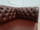 Noisettier, English Style , Dark Brown ,  Synthetic Leather | Couch in Couches & Sofas by Art De Vie Furniture