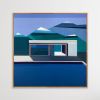 Up North - 40x40 Original Geometric Mountain | Shilo Ratner | Work by Shilo Ratner