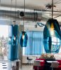 ELETTRA · Peacock Blue | Pendants by LUMi Collection. Item composed of glass