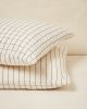 Grid Pillowcases - Cream | Pillows by MINNA