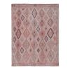 Vintage Pastel Turkish Jajim Kilim Rug 5'5'' X 7'1'' | Area Rug in Rugs by Vintage Pillows Store. Item composed of cotton