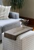 Black Hackberry Ottoman Foot Stool Table | Side Table in Tables by Hazel Oak Farms. Item composed of wood