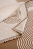 Zulu Throw Blanket — Textured Cotton with Fringe Detail | Linens & Bedding by Busa Designs