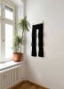 Portal | Small | Black | Macrame Wall Hanging in Wall Hangings by Dörte Bundt. Item made of birch wood with cotton works with eclectic & maximalism & coastal style