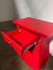 The Spark Table with Door - Vermillion | Side Table in Tables by Dust Furniture