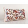 Hand Embroidery Pictorial Bird Suzani Pillow Cover, Animal U | Cushion in Pillows by Vintage Pillows Store