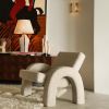 Arco Lounge Chair Boucle Natural | Work by District Loom