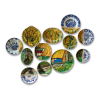 The Blue Cottage | Oil And Acrylic Painting in Paintings by Studio DeSimoneWayland. Item made of ceramic with synthetic works with boho & contemporary style