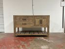 Model 1060 - Custom Single Sink Vanity | Countertop in Furniture by Limitless Woodworking. Item made of maple wood works with mid century modern & contemporary style