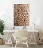 Sculptural Copper Wall Art | Oil And Acrylic Painting in Paintings by Berezart. Item made of canvas works with contemporary & industrial style