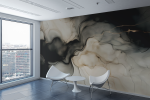 Smoke & Honey — Abstract Luxury Wallpaper Mural | Wall Treatments by ELLE WALLS