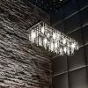 Tribeca Mini-Banqueting Chandelier (8-Bulb) | Chandeliers by Michael McHale Designs. Item composed of metal and glass