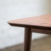 Mid Century Modern Walnut Bench: Solid Hardwood Entryway or Dining Bench | Benches & Ottomans by Spacecraft Furnishing