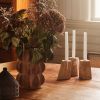 Arcissimo Vase Brown Small | Work by District Loom